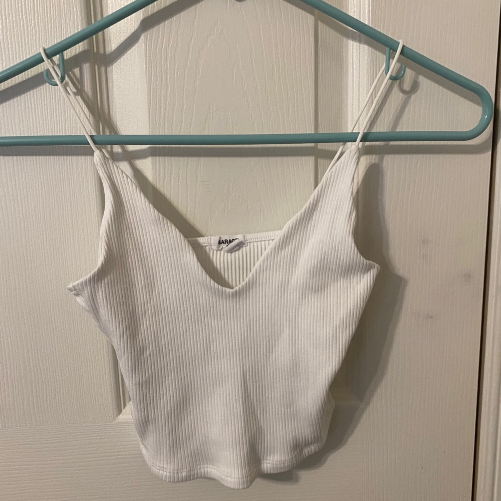 White tank top